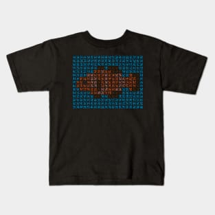 Pixelated Clownfish Kids T-Shirt